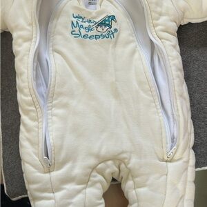Baby Merlin's Magic Sleepsuit Cream Sleep Sack